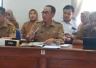 Kepala Inspekrorat bersama Bapperida Kabupaten Sukabumi saat mendampingi Sekda. Foto//Ist.